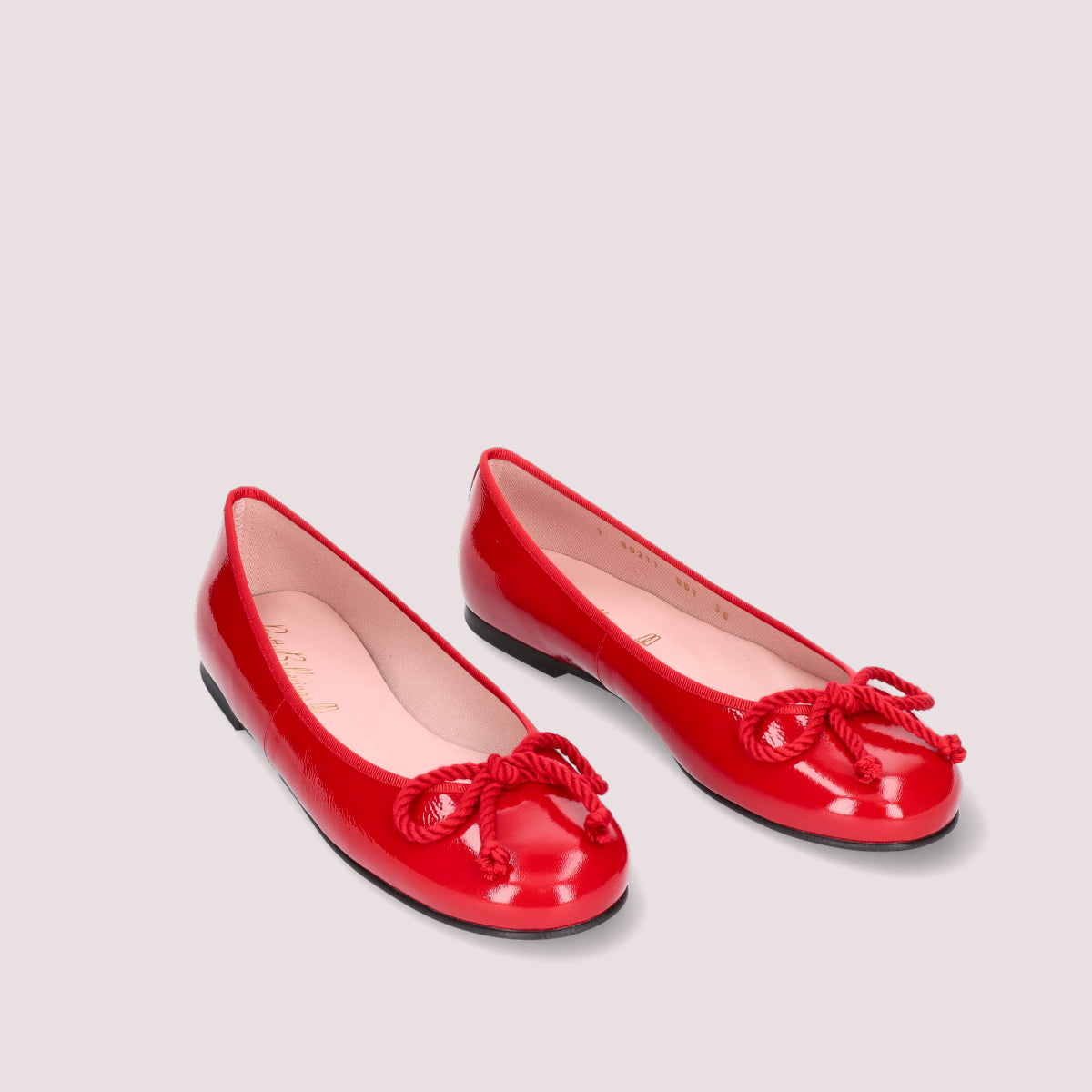 Red sales ballerina pumps